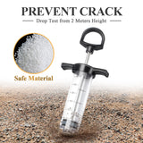 Tri-Sworker Plastic Meat Injector Kit for Smoker with 3 Flavor Food Syringe Needles, Ideal for Injecting Marinade into Turkey, Meat, Brisket; 1-OZ; Including Paper User Manual, Recipe E-Book (PDF) Tri-Sworker