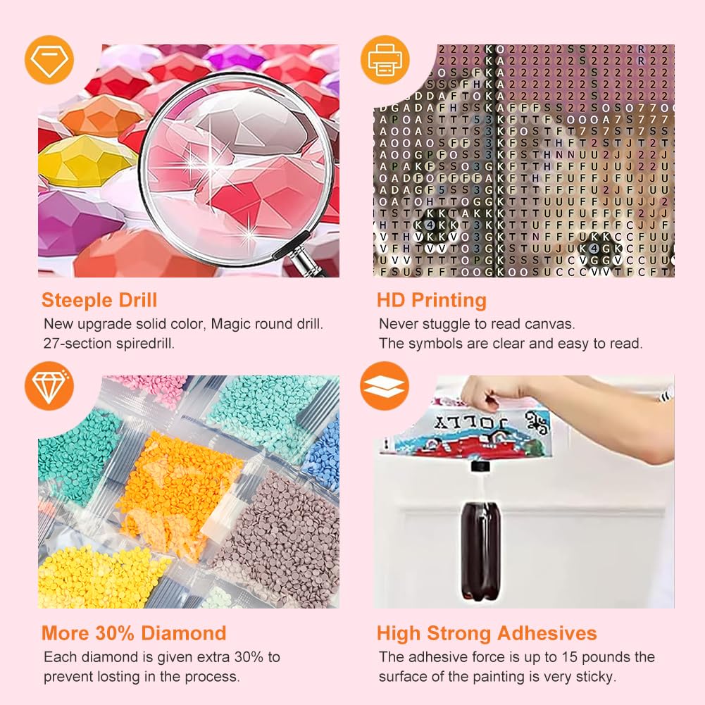 WSLWXSHM Diamond Art Painting Kits for Adults Cat, Round Full Drill Diamond Art Kits, 5D DIY Paint with Diamonds Crafts for Home Wall Decoration Gifts 12×12Inch, Animal WSLWXSHM