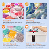 Acudotr Sun and Moon Face Diamond Painting Kits for Adults, 5D DIY Diamond Art Kits for Beginners, Full Drill Diamond Painting Kits for Home Wall Decor, 12x12 Inch Acudotr