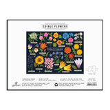 Galison Edible Flowers Puzzle, 1000 Pieces, 27” x 20” – Difficult Jigsaw Puzzle with Colorful Floral Artwork and Educational Design – Thick, Sturdy Pieces, Challenging Family Activity Galison