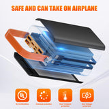 Pangootek 99Wh Portable Power Station, Portable Power Bank Generator with PD Fast Charging Built in Cables Battery Pack for Phone Laptop Home Use Outdoor Camping pangootek