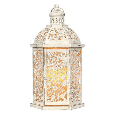 NEEDOMO Lanterns Decorative Indoor, 13.8" Vintage Outdoor Lantern, Metal Candle Holders Lantern Decor for Patio, Front Porch, Wedding, Shelf, Farmhouse Table Decor NEEDOMO