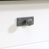 Sauder Cottage Road Dresser, L: 56.77" x W: 19.29" x H: 35.35", Soft White finish Sauder