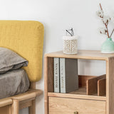 Mkono Glasses Holder for Nightstand Macrame Plush Lined Glasses Stand for Multiple Glasses Boho Decor Eyeglass Case Holder for Office Desk Organizer Mkono