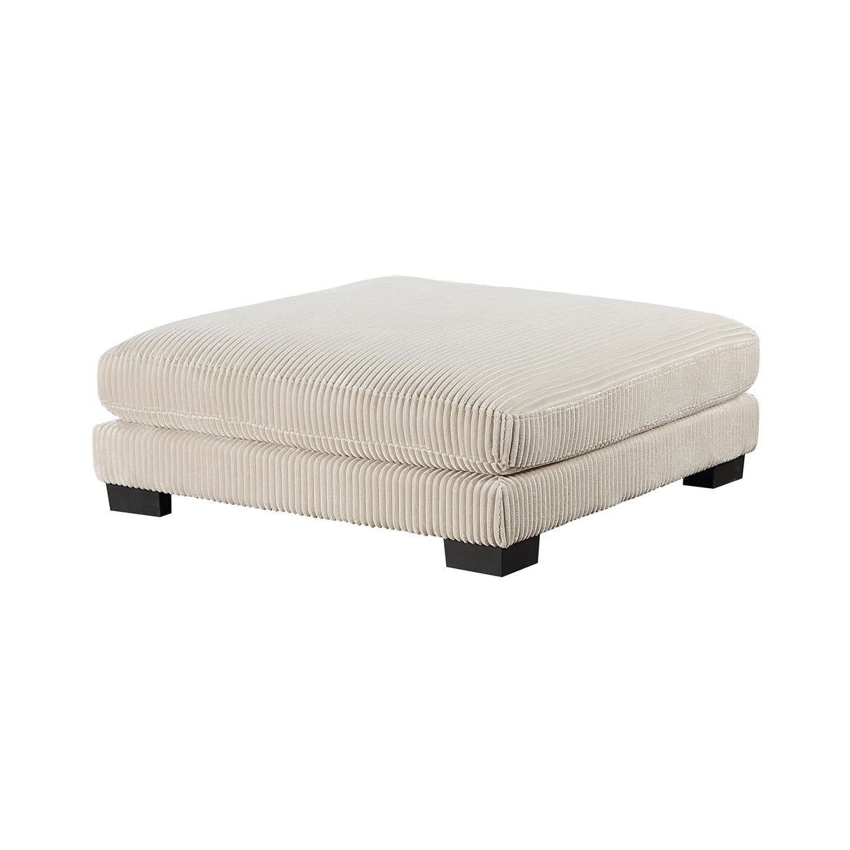 Lexicon Bathurst Corduroy Fabric Ottoman, Beige Lexicon