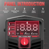 YESWELDER Large LED Display 125Amp Stick Welder,110V Portable ARC Welding Machine, Mini MMA Welder Machine with Hot Start, Arc Force YESWELDER