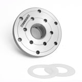 BMWOOD 4" Faceplate with 1-1/4"x8TPI Thread, with Two Nylon Washers for Woodturning Lathe. BMWOOD