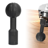 Ball Grinding Head, 5/8‑11in Wood Carving Burrs Carbon Steel Sphere Rotary Burr Ball Gouge Grinding Head Woodworking Attachment Tool for Wood Carving Grinding Polishing Engraving Agatige