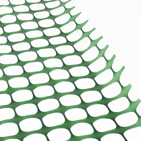 Houseables Fencing, Temporary Fence, Deer Fence, 4x100' Feet, 10.55 lb/roll, Green Plastic Fencing, Temporary Fencing for Yard, Snow Fence, Plastic Fence Roll, Chicken Fence Mesh, Construction Fencing Houseables