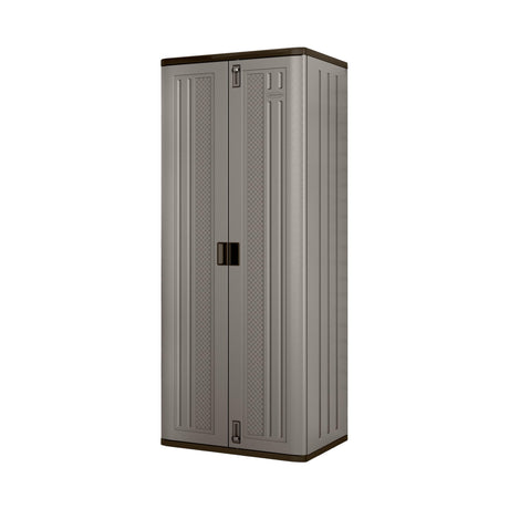Suncast BMC7200 Storage Cabinet, Platinum Suncast