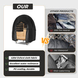 Egg Chair Cover Waterproof Double Egg Chair Covers for Outdoor Furniture 420D Patio Hanging Swing Chair Cover 91x80 inches Aurragiy