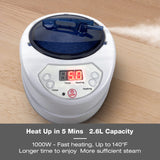 HIGOSPRO 2.6 L Sauna Steamer, Portable Sauna Generator for Sauna, Home SPA Fumigation Steam Machine with Touch Button, Timer Display and Remote Control HIGOSPRO