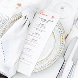 Kazozobi 13" Vintage Charger Plates, Beaded Chargers for Dinner Plates Set of 6, Charger Plates Bulk Wedding, White Kazozobi