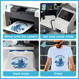 Lzerking Sublimation Paper 8.5x11 Inch 125gsm 400 Sheets, Heat Transfer Paper for Inkjet Printers - Ideal for Various Coatings, DIY Projects, T-Shirts, Phone Cases, Mugs Lzerking