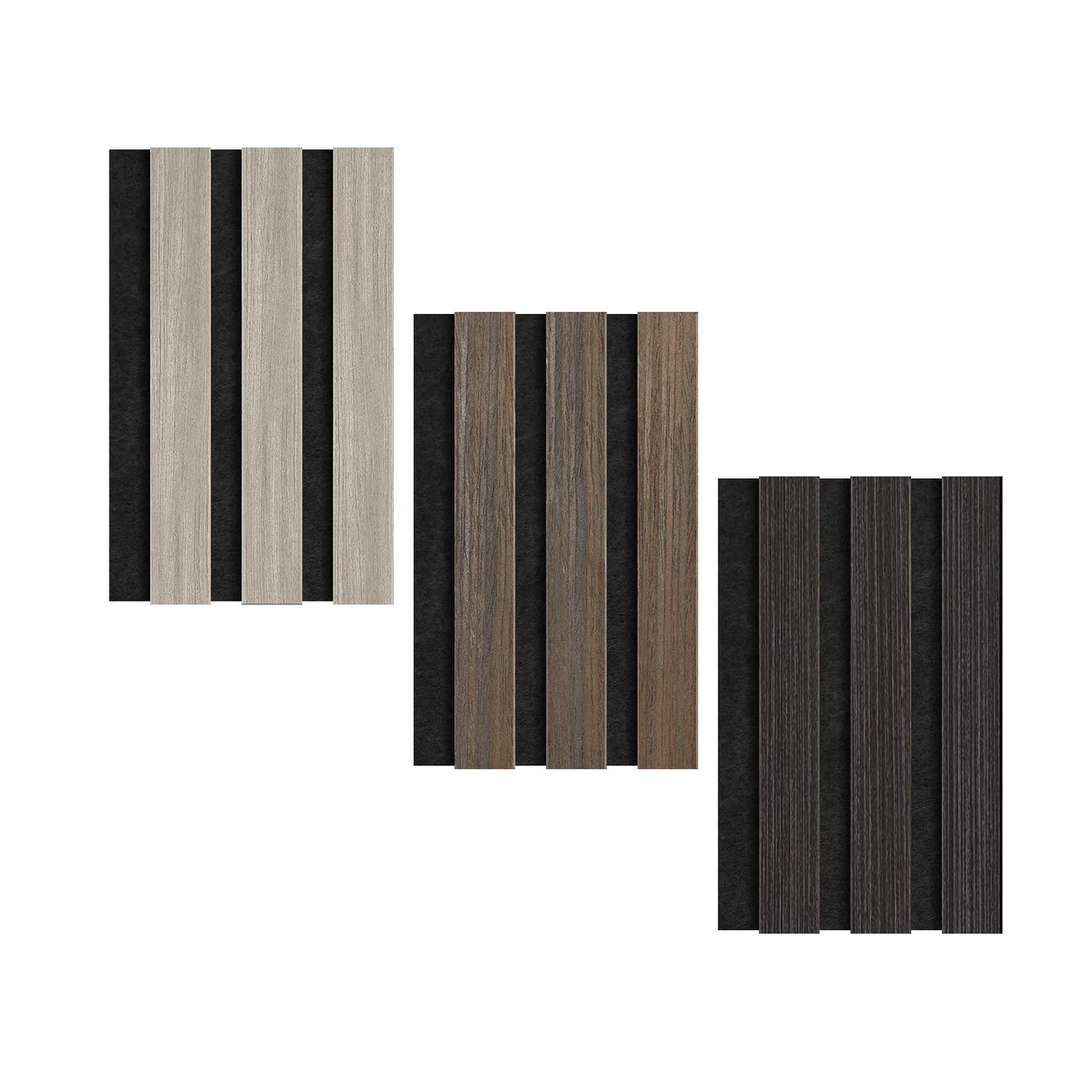 UMIACOUSTICS 3 PCS Wood Wall Panels Samples, 7.8” x 4.7” Wood Acoustic Panels Samples. UMIACOUSTICS