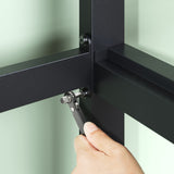 ZINUS Mia Metal Platform Bed Frame with Headboard, Wood Slat Support, No Box Spring Needed, Easy Assembly, Queen Zinus