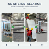 Walkmax Luxury modern prefab cabin - 19ft mobile capsule with bedroom, kitchen and bathroom, storm resistant prefab cabin -15 typhoon and 10 earthquake proof mobile cabin for travel and outdoor living WalkMax