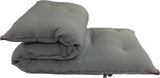 D&D Futon Furniture Traditional Japanese Floor Futon Mattresses, Foldable Cushion Mats, Yoga, Meditaion Single Size 3" Thick X 27" Wide X 80" Long (Gray) D&D Futon Furniture