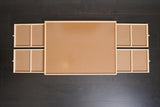 Buffalo Games - Wood Puzzle Table - 1000 Piece Size - Jigsaw Puzzle Accessory - Storage Drawers with Dividers for Pieces - Preassembled in Box Just Add Handles Buffalo Games