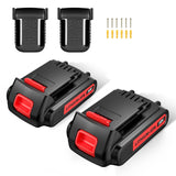 TURPOW Upgraded 3800mAh Replacement for Black and Decker 20V Lithium Battery MAX LBXR20 LB20 LBX20 LBX4020 LB2X4020 LBXR2020-OPE Cordless Power Tools with Wall Mount Holder TURPOW