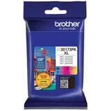 Brother Printer LC30173PK High Yield XL 3 Pack Ink Cartridges- 1 Ea: Cyan/Magenta/Yellow Ink Brother