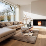 VINGLI Mirrored Lift Top Coffee Table, Assembled Modern Coffee Table with Drawers for Living Room (Silver, 35'' x 19'' x 18'') VINGLI