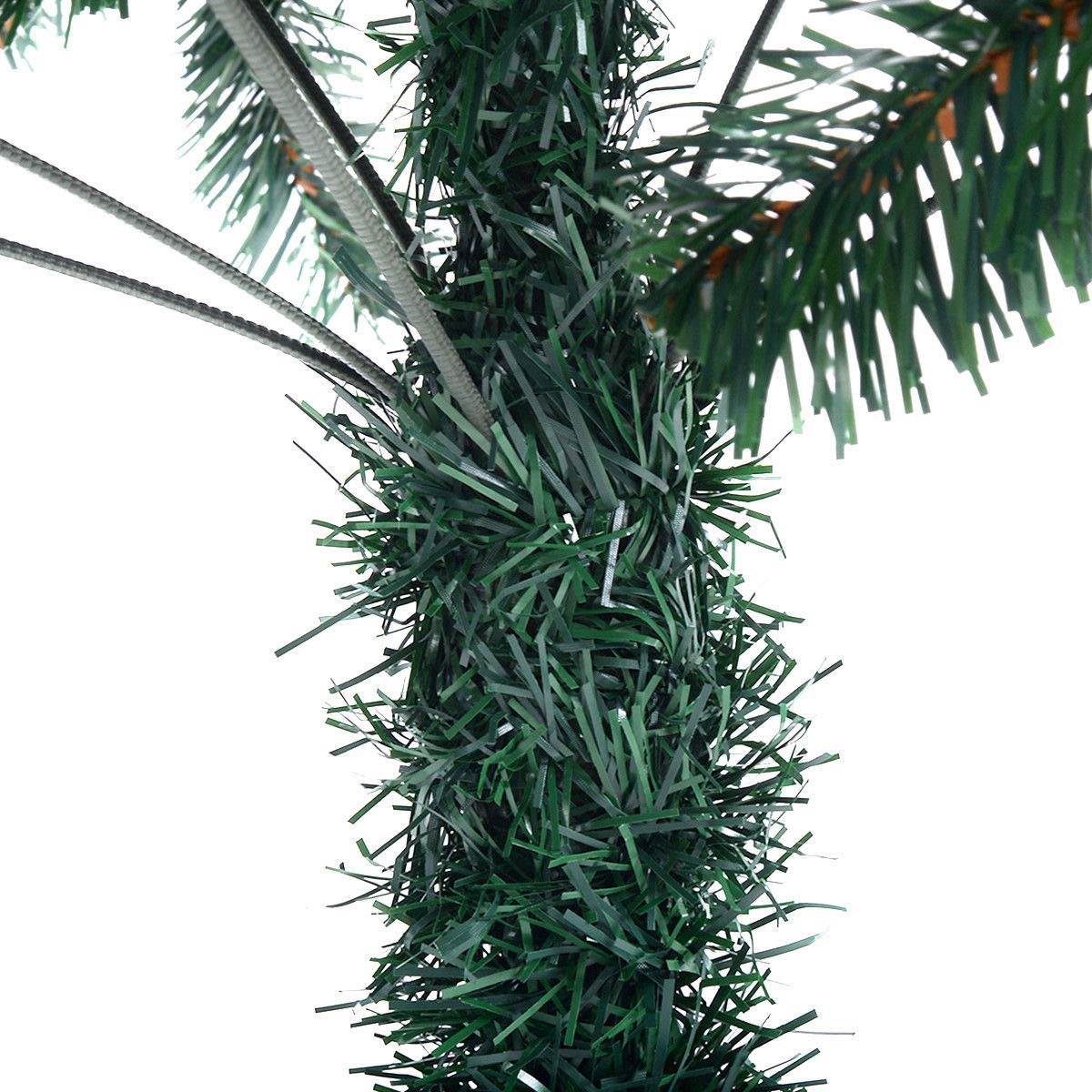 COSTWAY 7Ft Artificial PVC Christmas Tree W/Stand Holiday Season Indoor Outdoor Green COSTWAY