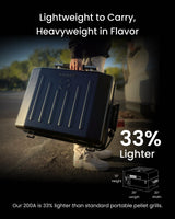 Z GRILLS 200A Portable Wood Pellet Grill & Smoker, Tabletop Wood Pellet Smoker with PID V2.0 Controller, Meat Probes, 202 sq.in Cooking Area, Fit for RVs, Road Trips & Apartments Z GRILLS