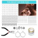 RUOMOXI Y Jewelry Making Supplies Kit for Adults - 1200 Crystal Beads, Jewelry Pliers, Earring Hooks, Necklace Clasp, Beading Wire - DIY Bracelets/Earrings/Rings for Beginners & Professional RUOMOXI Y