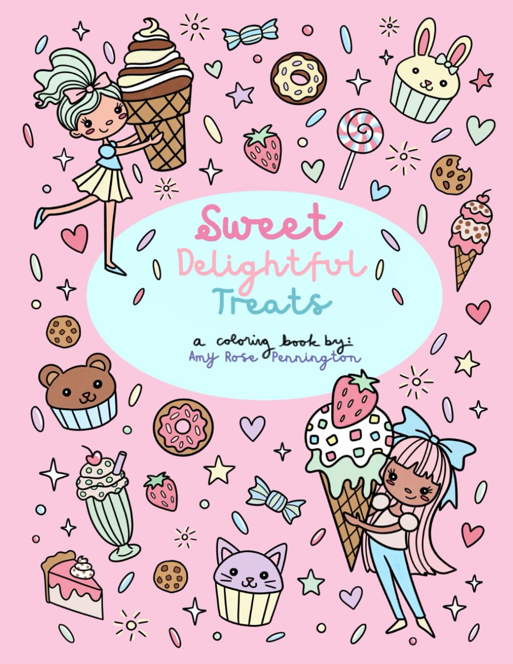 Sweet Delightful Treats: A Coloring Book WoodArtSupply