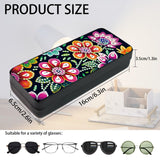 TDFERAN Diamond Painting Sunglasses Case 16x6.5cm Hard Shell Shockproof Sport Glasses Case Eyeglasses Holder Paint by Numbers Kit for Adults Sunglasses Case Reading Hard Glasses Cases Flowers TDFERAN