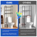 samstar 3 Tier Over The Toilet Storage Rack, Bathroom Organizer Shelves Cabinet Above Toilet, Freestanding Shelf Space Saver, Black samstar