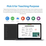 HUION Inspiroy H1060P Graphics Drawing Tablet with 8192 Pressure Sensitivity Battery-Free Stylus and 12 Customized Hot Keys, 10 x 6.25 inches Digital Art Tablet for Mac, Windows PC and Android HUION