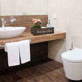 Hello Sweet Cheeks Bathroom Decor Box, VOOWO Nice Butt Bathroom Decor Box, Funny Toilet Paper Holder Wooden Toilet Paper Box for Rustic Farmhouse Bathroom Decor, Storage Baskets for Bathroom (Brown) VOOWO