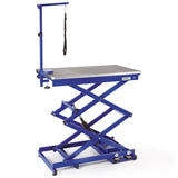 Master Equipment Master Equip Xtend Electric Grooming Table, Blue Master Equipment