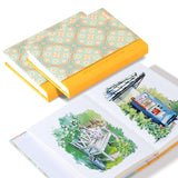 Arrtx Watercolor Sketchbook,100% Cotton Acid-Free 140lb/300gsm Hot Press Hardcover Watercolor Journal Notebook 2 Pack,40 Sheets 5.35 x 3.86 inches Arrtx