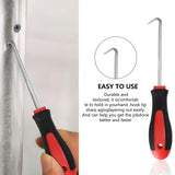 Zxglxinyao Screen Repair Tool, 3 Pcs Window Screen Rolling Tool, Metal/Nylon Window Screen Spline Roller Tool, Screen Roller with Bearing for Install/Repair/Replace Window Screens, with Removal Hook Zxglxinyao
