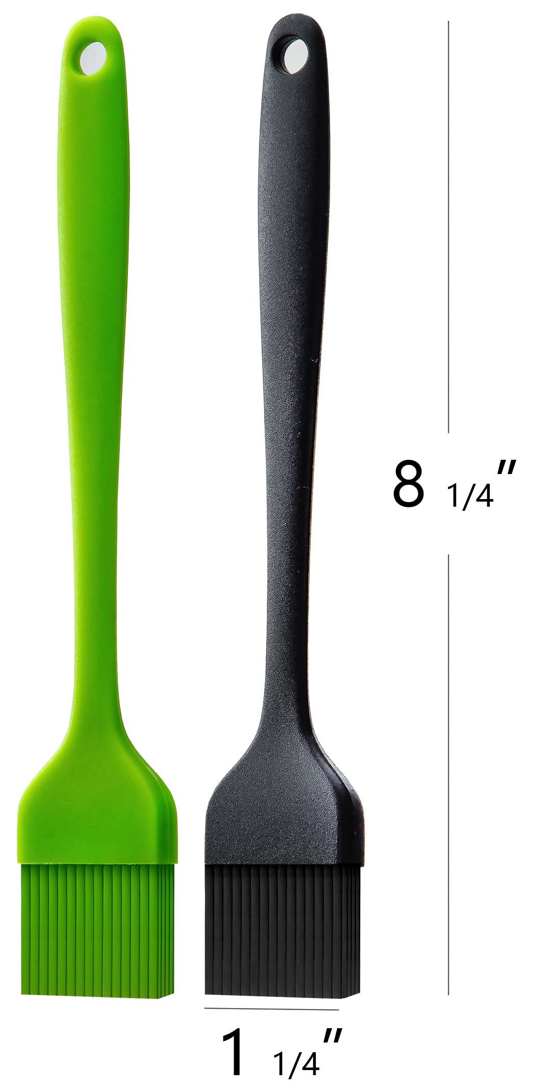 Ortarco Silicone Basting Pastry Brush for Baking Cooking Bbq Grill Spread Oil Butter Sauce 2 Pack Ortarco