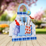 Katy Sue Handy Hobby Aprons Card Making Kit. Contains 8 Shaped Cards, 2 Sheets Die Cut Decoupage, Sticky Foam Pads, Instructions & 8 Envelopes. Apron-Themed Card Making Kits for Adults Katy Sue