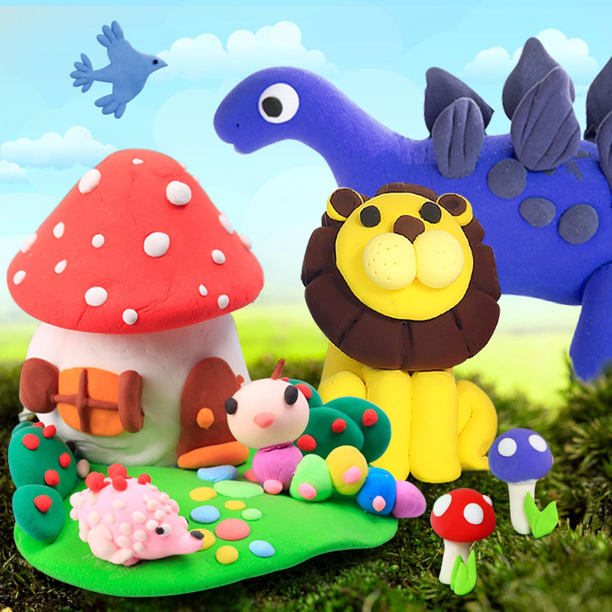 ESSENSON Air Dry Clay 100 Colors, Modeling Clay for Kids, DIY Molding Magic Clay, Gift for Kids ESSENSON