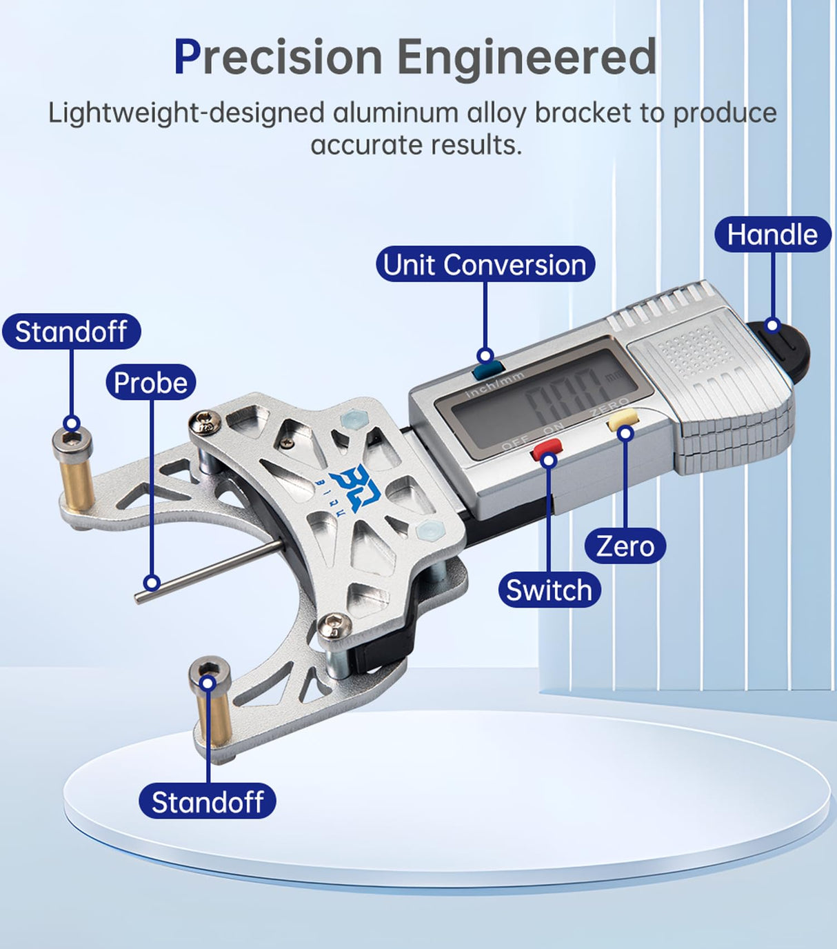 BIQU Belter, Belt Tension Gauge, High Precision Electric Belt Tension Meter, Easy to Read, Belt Tension Tool Designed for 3D Printers BIQU
