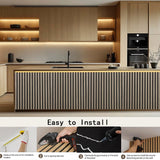 94.5 x 23.6 in Acoustic Wood Wall Panels,3D Flexible Soundproof Wall Panels,Wood Slat Wall Panel for Interior Wall Decor (White Oak) TRAIN2 ART