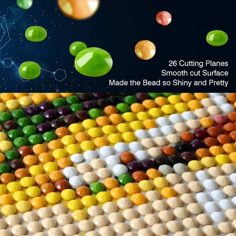 Eiazuiks Diamond Painting Kits for Adults, Colorful Flowers 5D DIY Diamond Art Kits Full Drill Diamond Dots for Gift Wall Decor and Relaxation Gem Arts 12x16 inch Eiazuiks