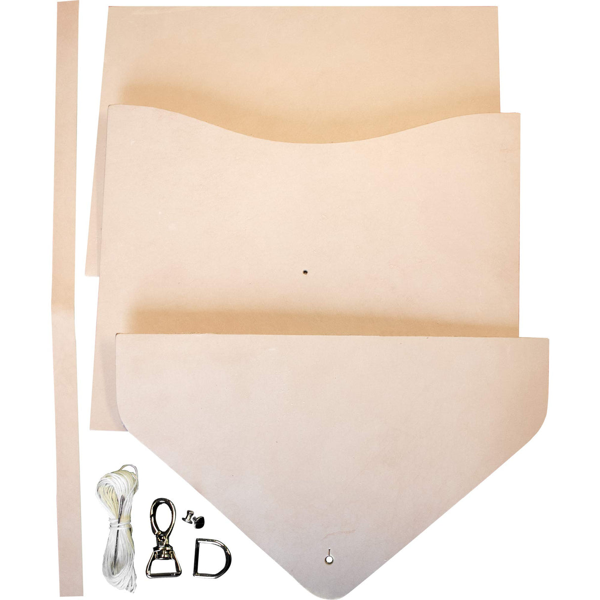 Realeather DIY Envelope Clutch Purse Kit, Natural Realeather