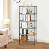 PayLessHere | 6-Tier Wire Shelf | 23"x13"x59" | Black | Adjustable Racks | Heavy-Duty Storage Shelves, Holds Upto 1500 lbs | Rust-Resistant, No-Tool Assembly | for Home, Garage Shelving PayLessHere