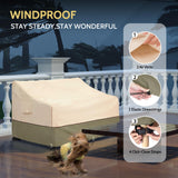 COSFLY Patio Furniture Covers Waterproof, Outdoor 3-Seater Sofa Cover Heavy Duty Fits up to 79W x 38D x 35H inches COSFLY