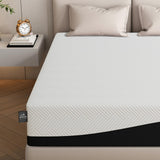 Twin Size Mattress 10 Inch, Cooling Gel Memory Foam Mattress for Back Pain, Motion Isolation, Pressure Relief, Fiberglass Free, CertiPUR-US Certified, Medium Firm Mattress in a Box Life Balance