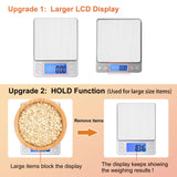 BOMATA 0.01g Small Digital Gram Scale, USB Rechargeable, Upgraded 1kg Jewelry Scale with Larger Display and Hold Function, High Precision, Grams and oz for Herb, Coin, Powder, Gold, Yeast, Kitchen BOMATA