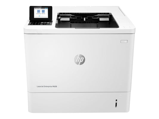 HP LaserJet Enterprise M608n Monochrome Printer with built-in Ethernet (K0Q17A), Light Gray