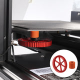 AITIAO Ender 3 Springs Upgrade Kit 4pcs Red Aluminum Hand Twist Leveling Nut+ 5pcs Heatbed Silicone Leveling Column Mounts+4pcs 20mm Springs and Screws for Ender 3/3 Pro/3v2 3D Printer AITIAO